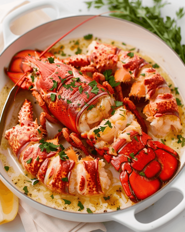 Butter Poached Lobster