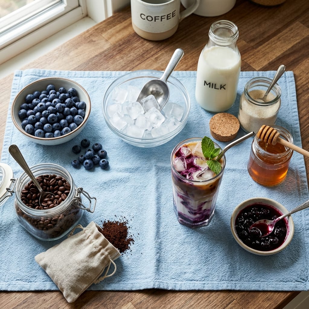 Blueberry Swirl Iced Coffee Recipe – A Refreshing Summer Treat! ☕🫐