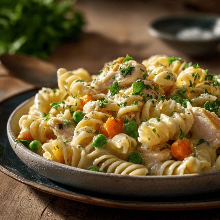 Chicken Pot Pie Pasta Recipe