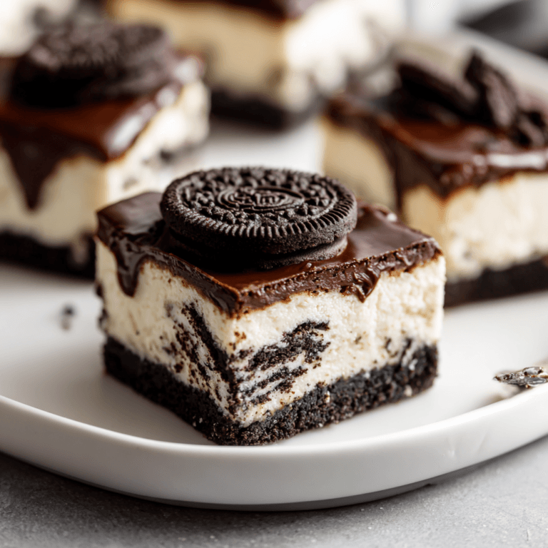 No-Bake Oreo Cheesecake Bars