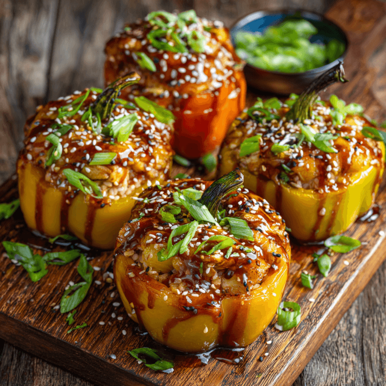 5 Ultimate Steps to Make Teriyaki Pineapple Chicken and Rice Stuffed Peppers (Sweet & Savory)