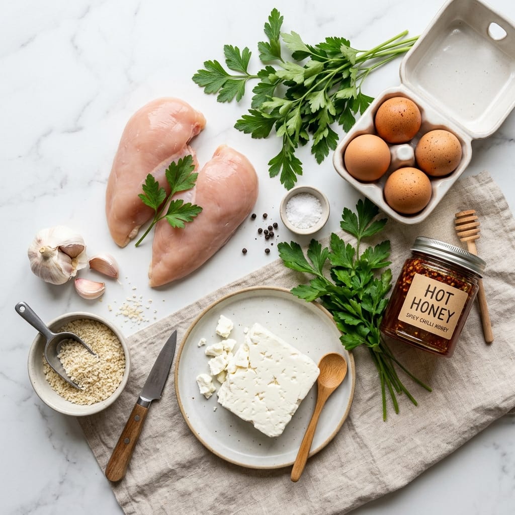 Tasty Crispy Hot Honey Feta Chicken Recipe for a Sweet and Spicy