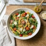 Bright and Zesty Lemon Arugula Pasta Salad
