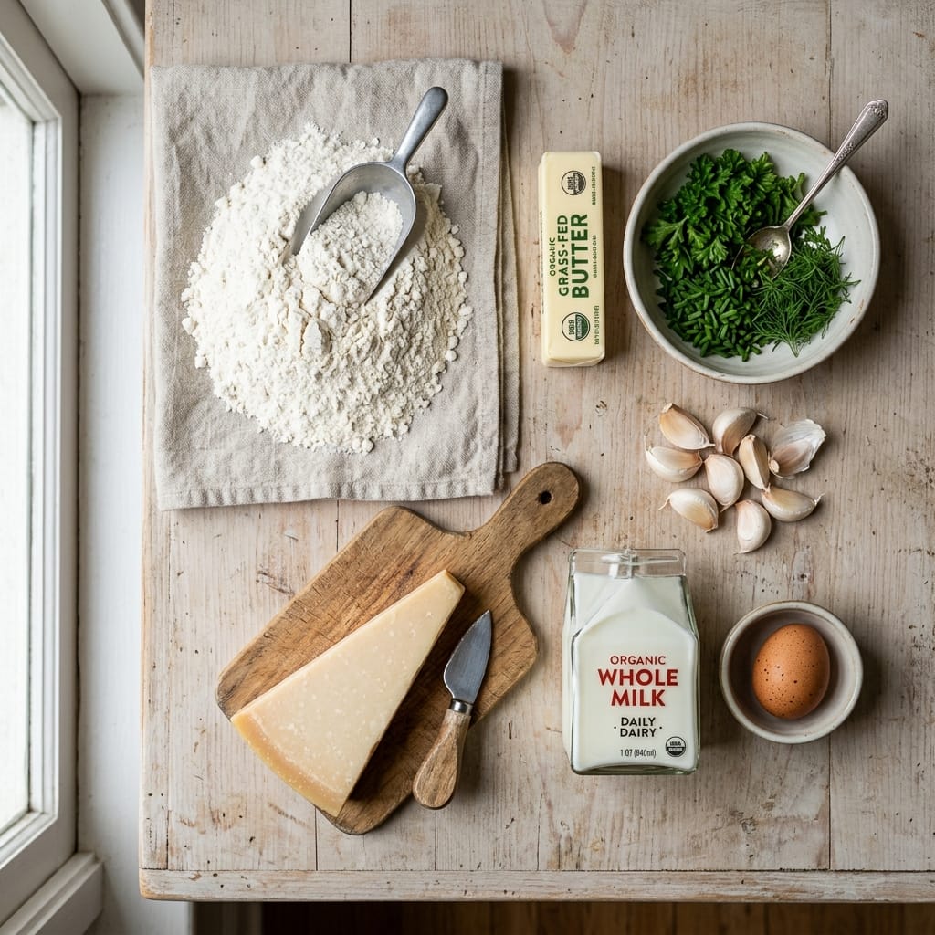 Savory Squishy Dumplings With Fresh Garlic And Herbs