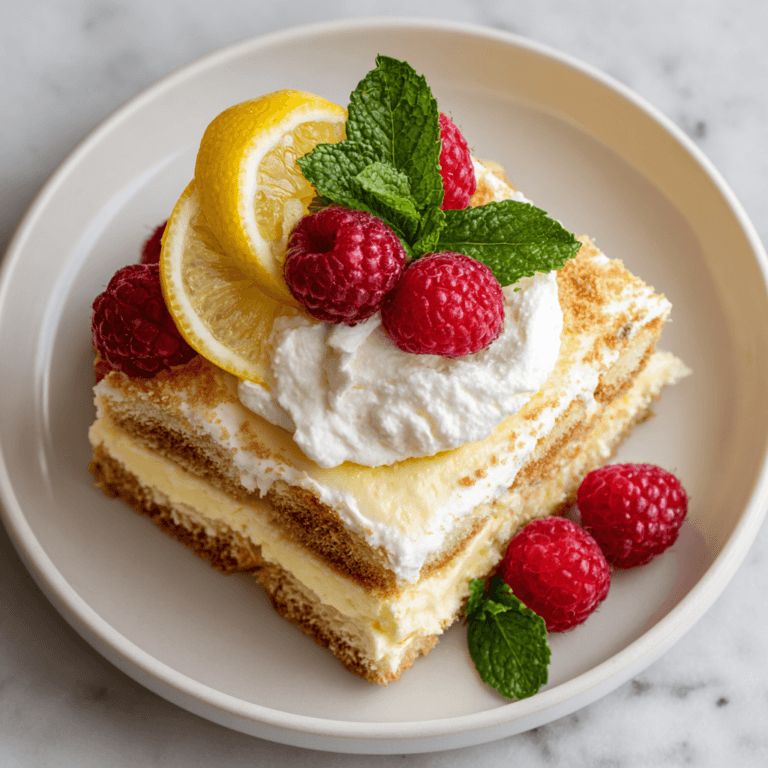 Lemon Tiramisu :Refreshing & Creamy Italian Dessert