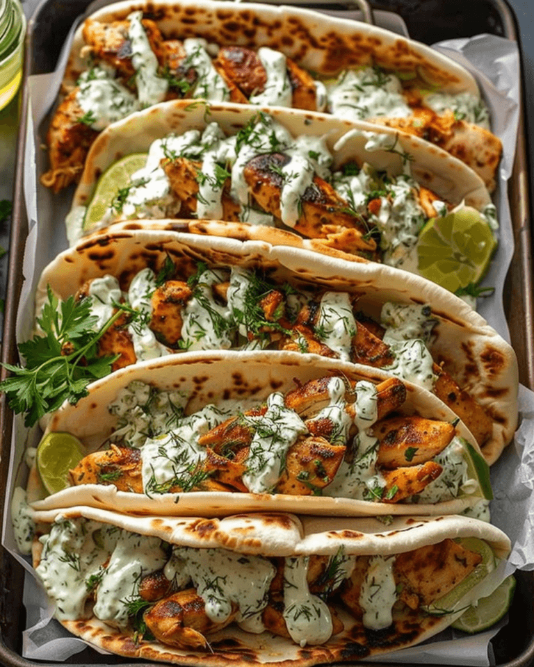 Sheet Pan Chicken Pitas With Herby Ranch
