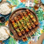 Easy Hawaiian Chicken Skewers Recipe