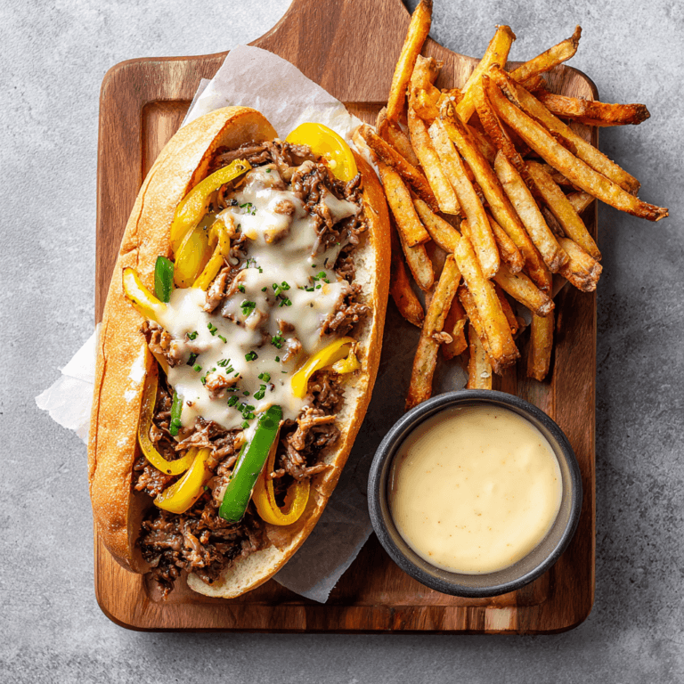 Slow Cooker Philly Cheesesteak Sloppy Joes