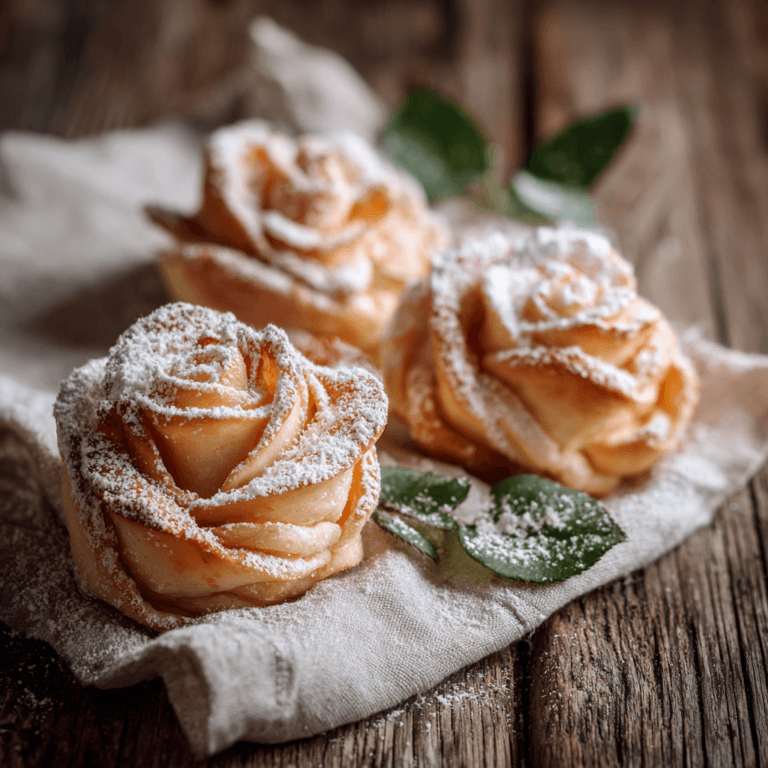 Delicate Apple Rose Pastry Blooms – A Beautifully Sweet Treat