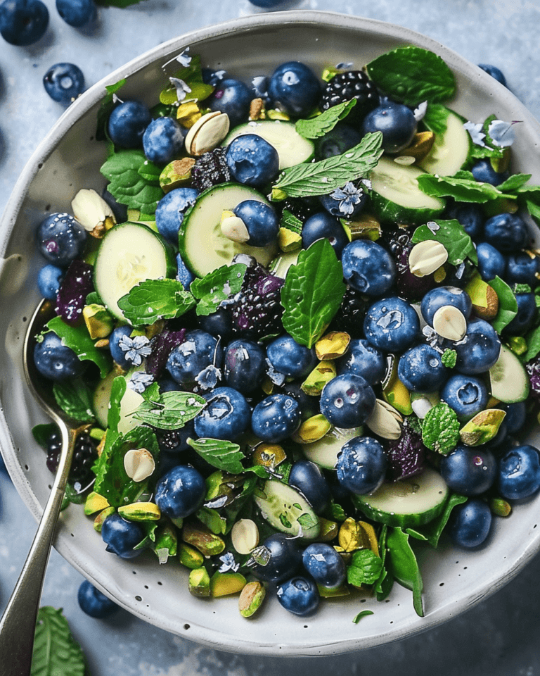 Blueberry Pistachio Spring Salad