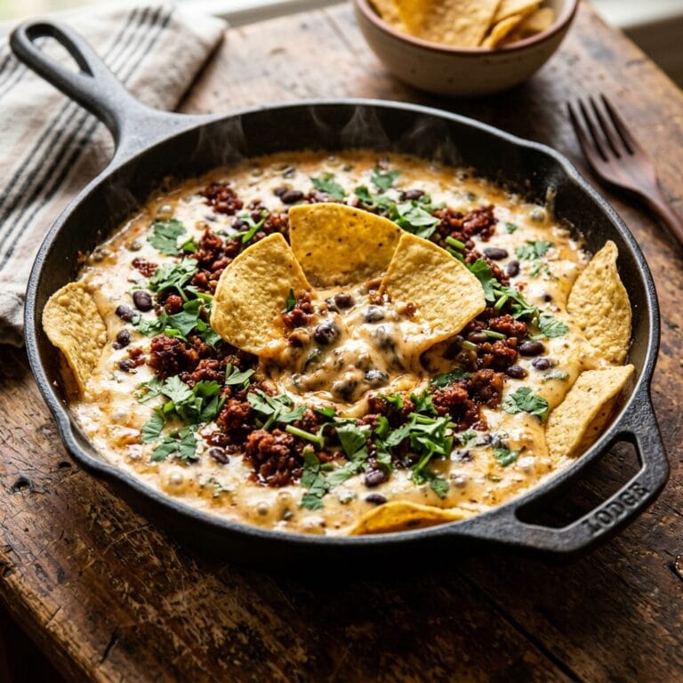 The Ultimate Cowboy Queso – Loaded, Cheesy, Tex-Mex Dip Everyone Will Love