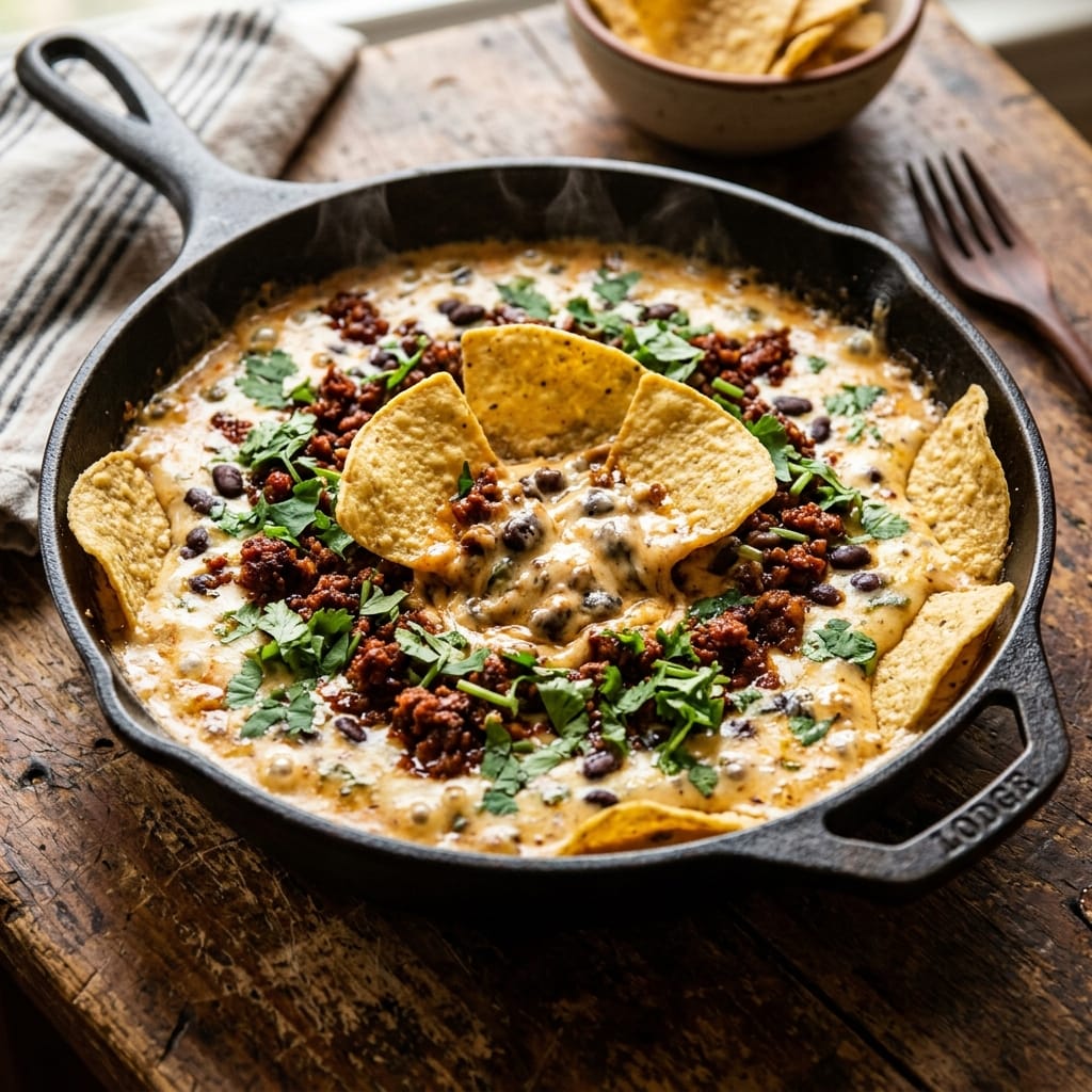 The Ultimate Cowboy Queso – Loaded, Cheesy, Tex-Mex Dip Everyone Will Love