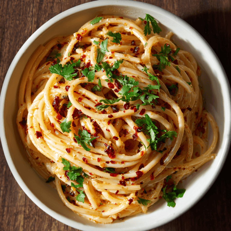 Creamy Chili Oil Pasta