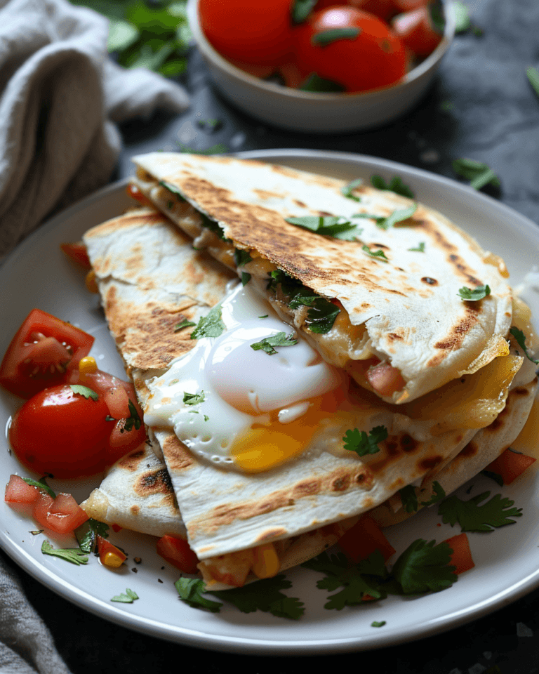 Breakfast Quesadilla (crispy): Your Morning Delight Awaits!