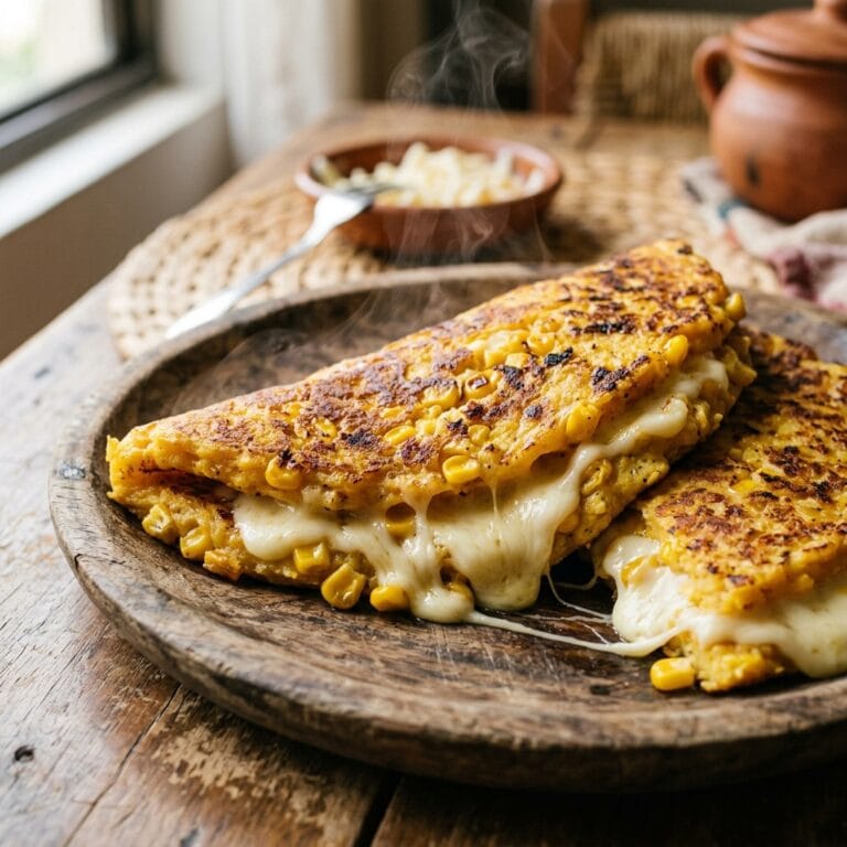 Venezuelan Sweet Corn Cachapas