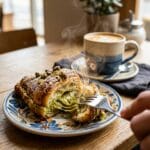 Pistachio Cream Croissant Bake