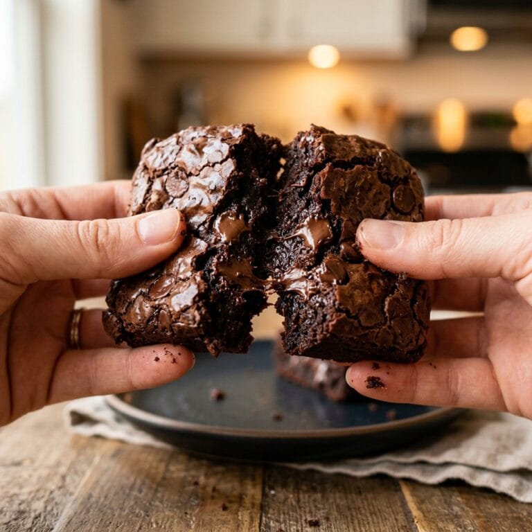 Double Chocolate Cottage Cheese Brownies