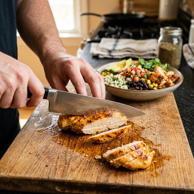 High-Protein Chicken Burrito Bowl