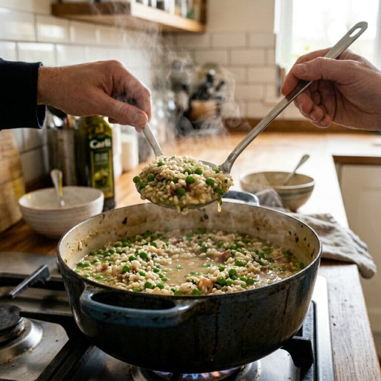 Risi e Bisi (Green Pea Risotto)