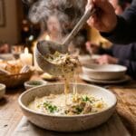 Chicken Alfredo Lasagna Soup