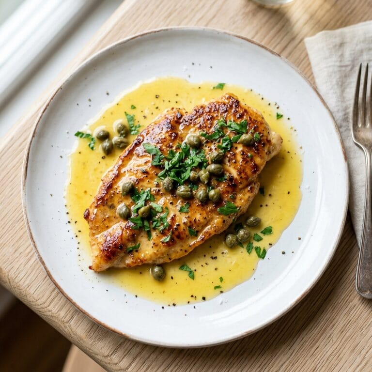 Lemon Butter Chicken Paillard