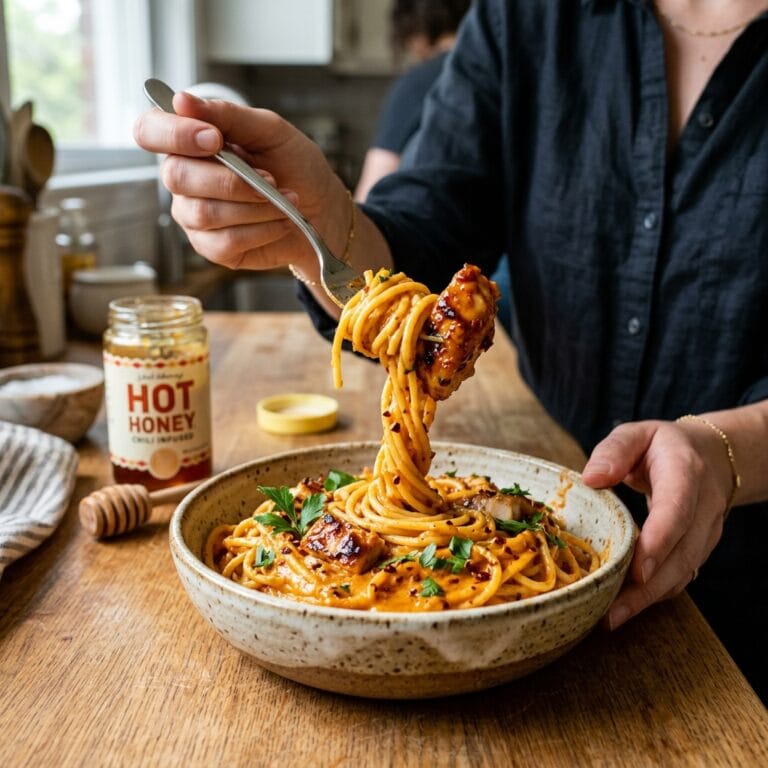 Hot Honey Chicken Pasta
