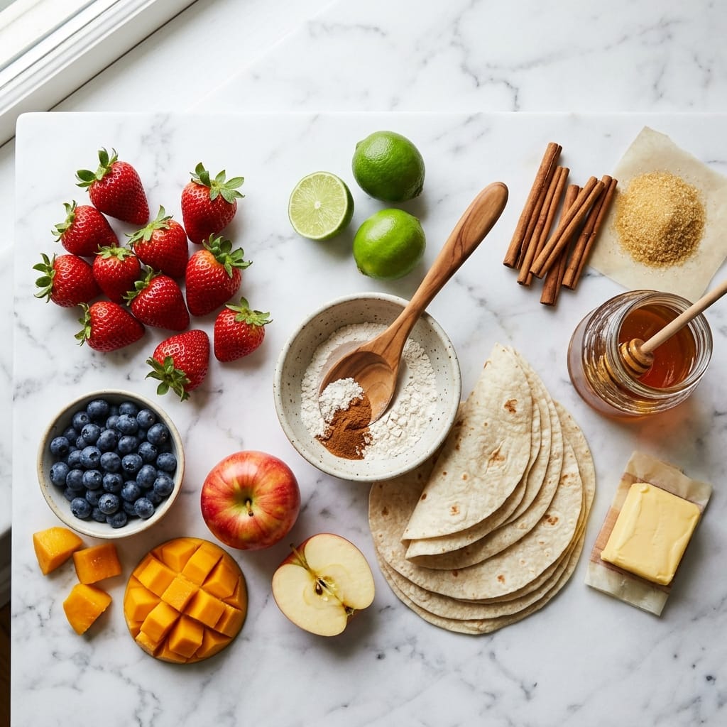 The Best Fruit Salsa with Cinnamon Sugar Tortilla Chips - 4 Sons 'R' Us