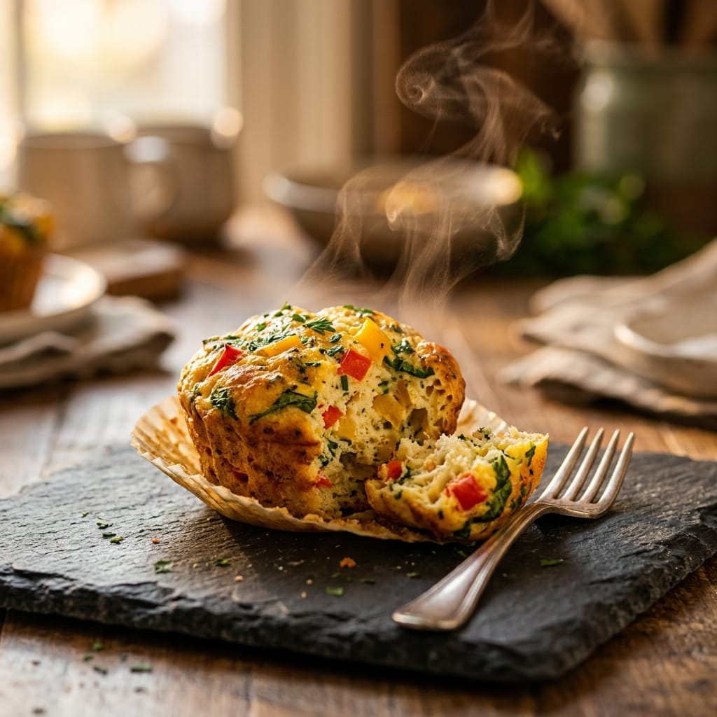 5-Minute Veggie Egg Muffins
