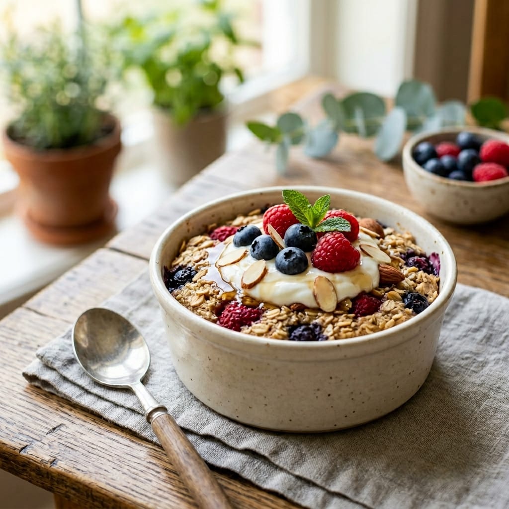 Baked Oatmeal Dessert