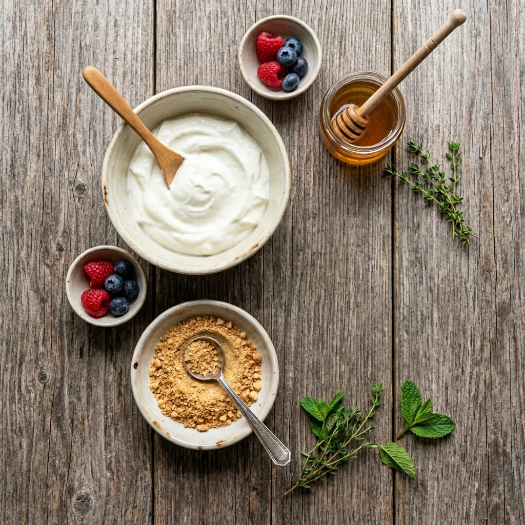 2-Ingredient Yogurt Biscuit Cheesecake