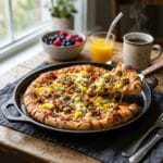 Sizzling Breakfast Pizza: A Morning Delight Loaded with Flavor!