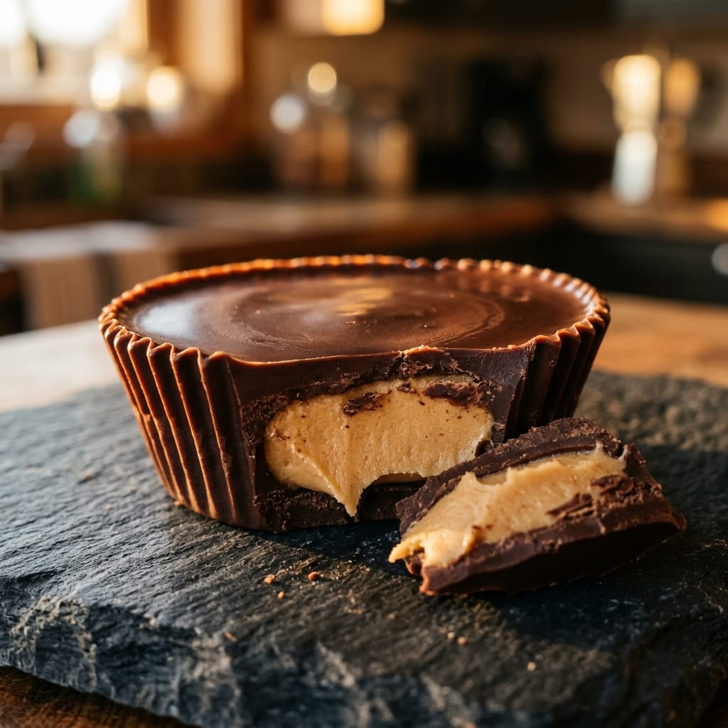 3-Ingredient Chocolate Peanut Butter Cups