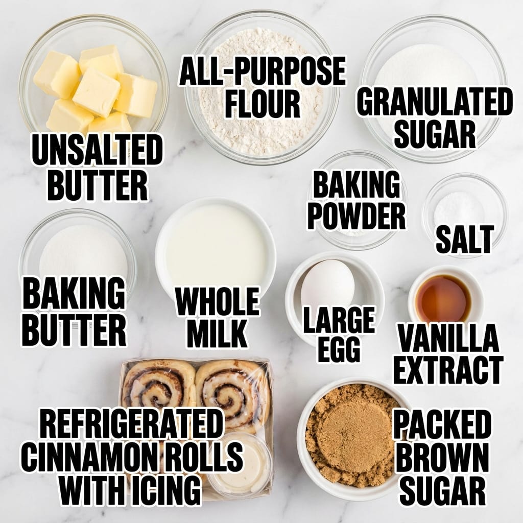 Brown Butter Cinnamon Roll Pancake Bake