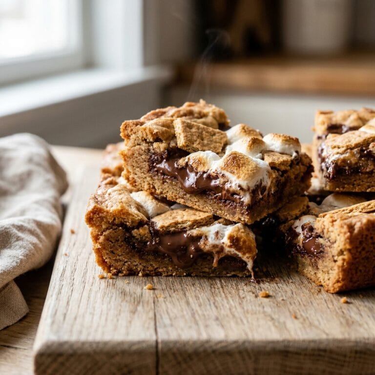 Brown Butter S’mores Cookie Bars