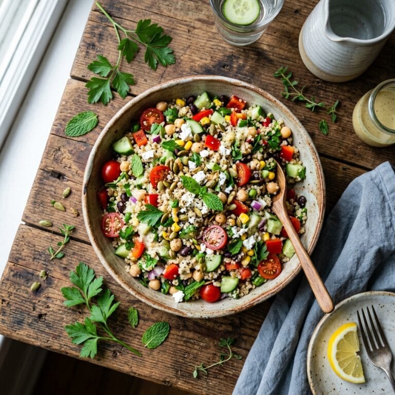 Detox Chickpea Quinoa Salad