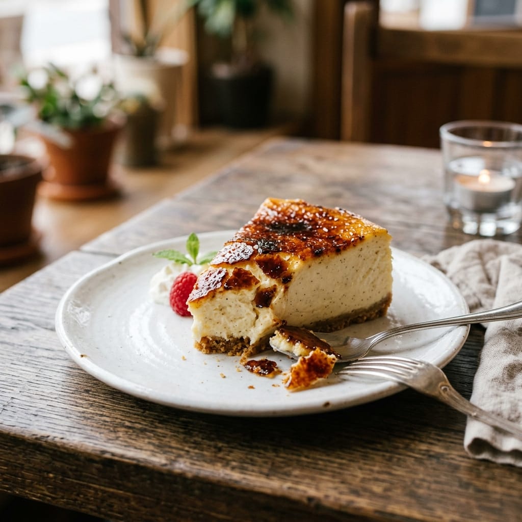 Crème Brûlée Cheesecake
