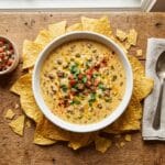 The Best Ground Beef Queso Dip