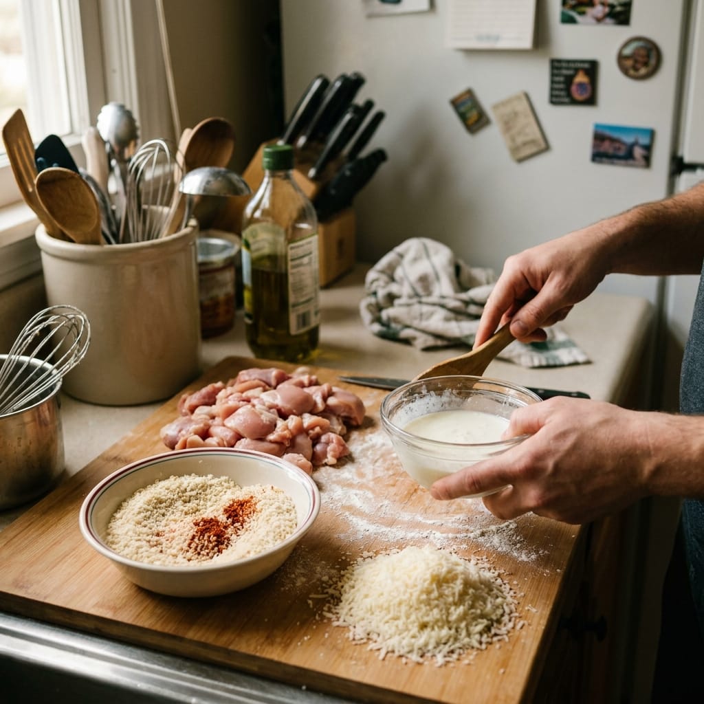 Crispy BBQ Chicken Ranch Pasta Salad