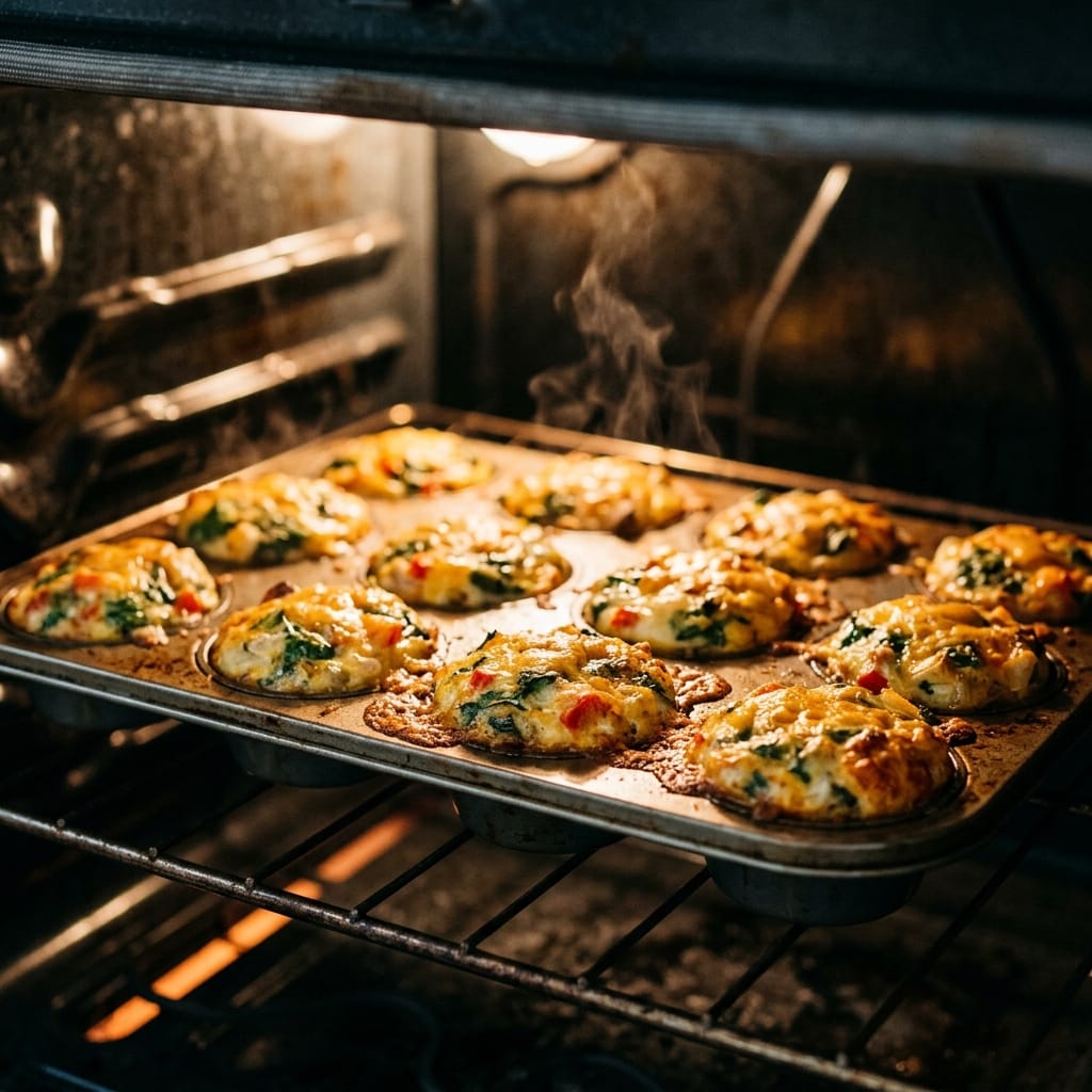 5-Minute Veggie Egg Muffins