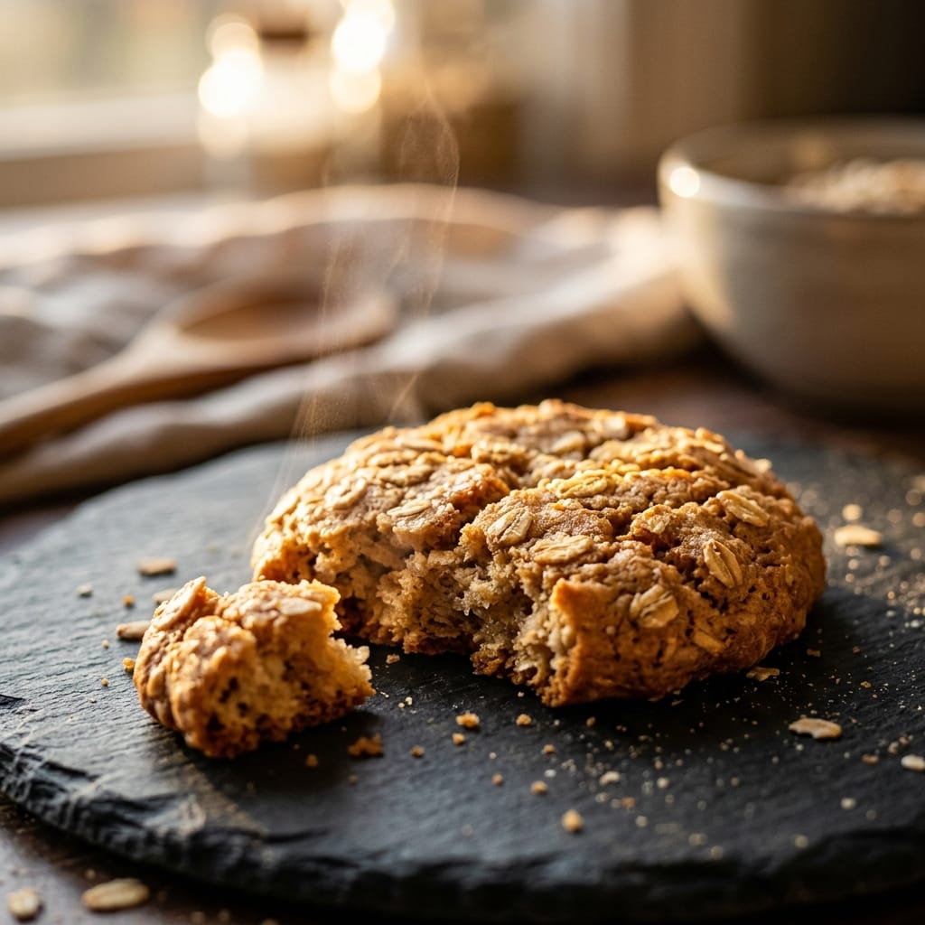 Fluffy 3-Ingredient Oatmeal Cookies