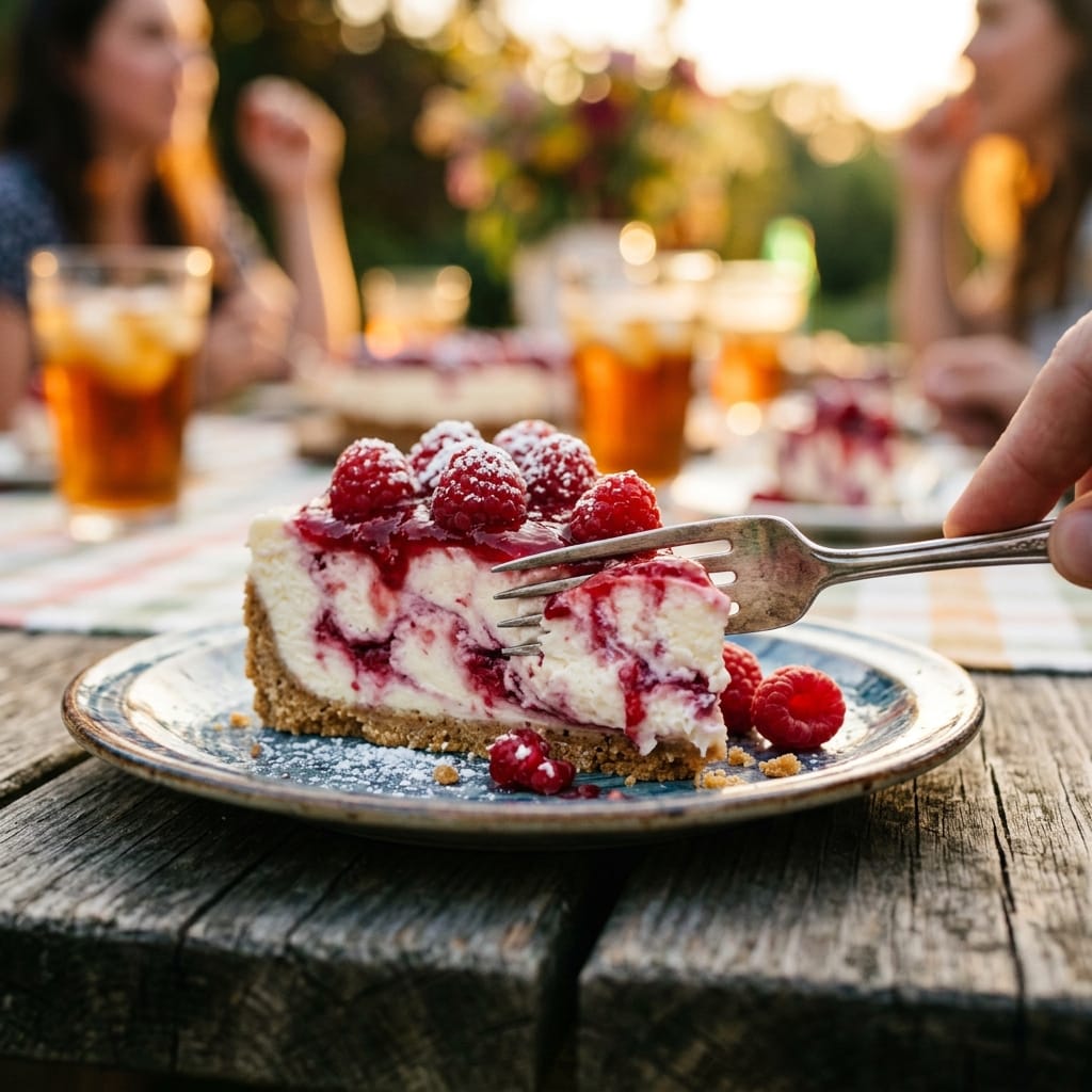 The Best No Bake Raspberry Cheesecakern