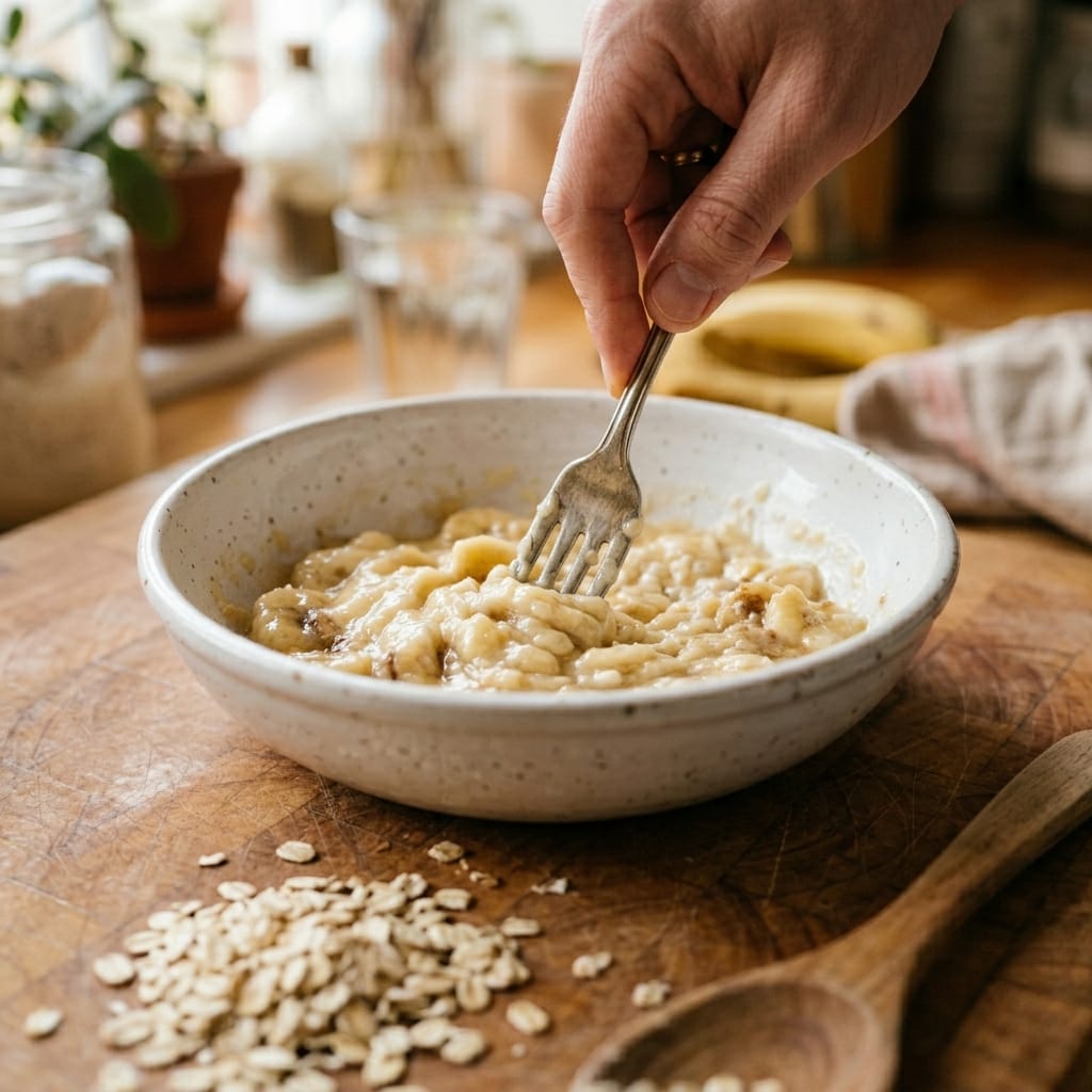 Fluffy 3-Ingredient Oatmeal Cookies