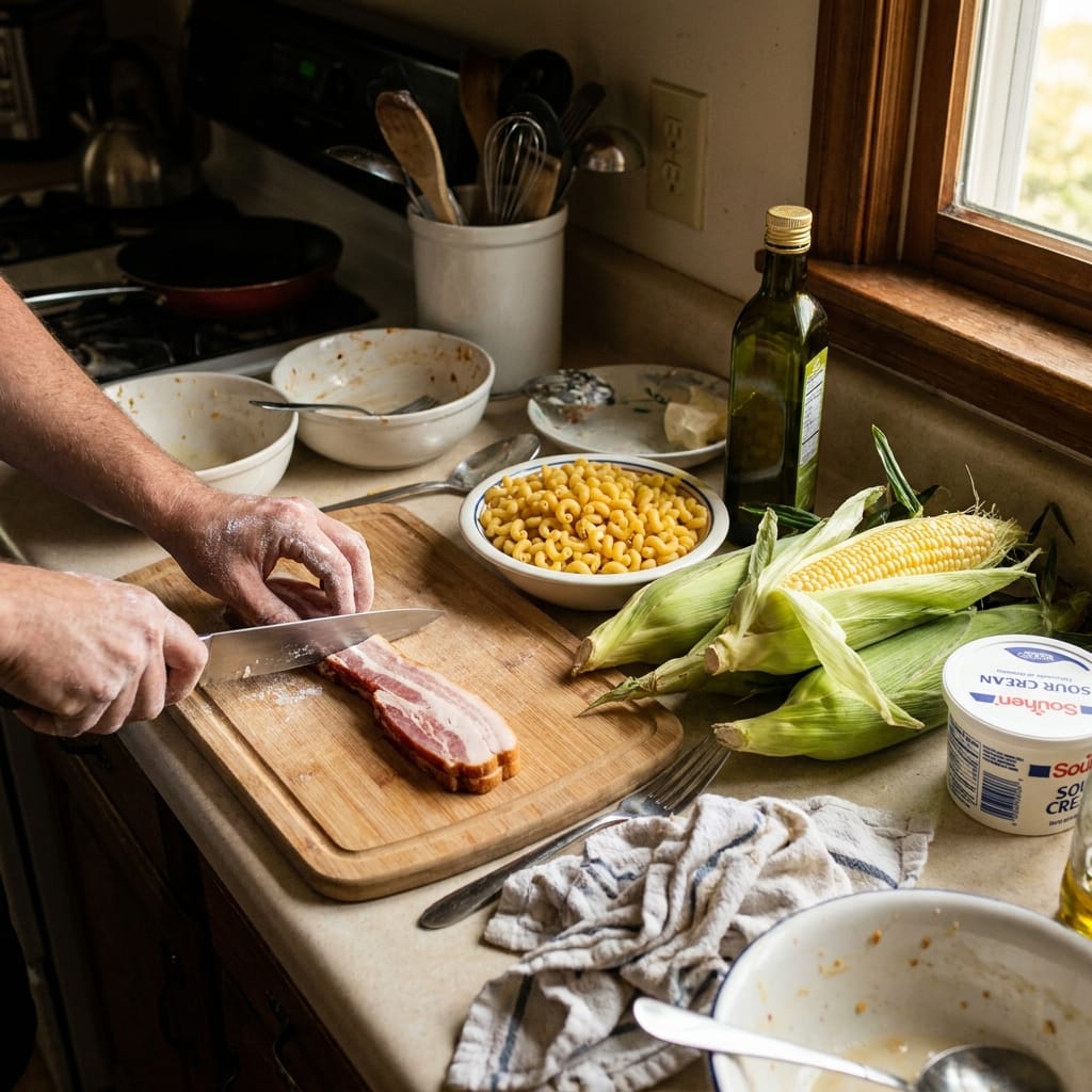 Loaded Street Corn Ranch Pasta Salad