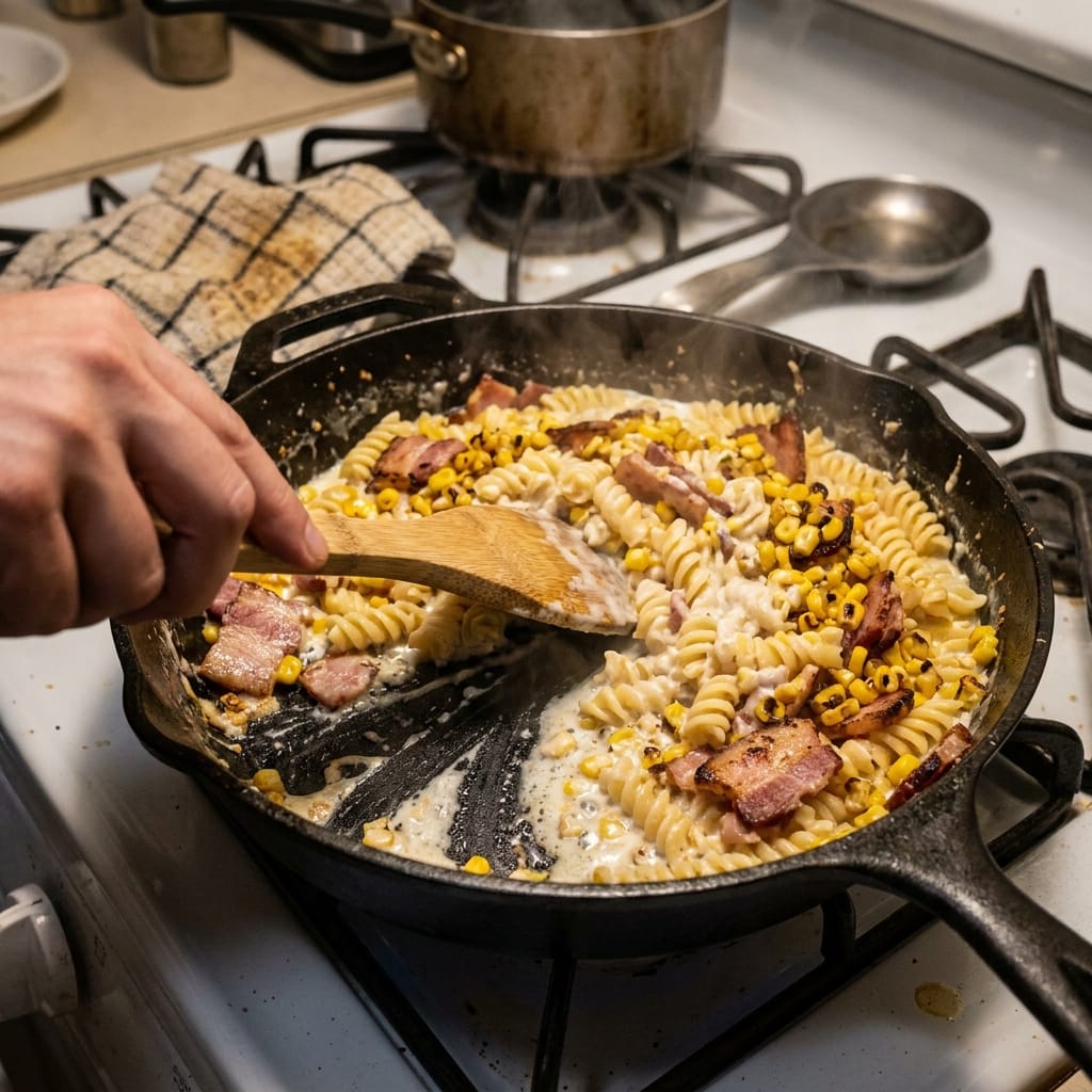 Loaded Street Corn Ranch Pasta Salad