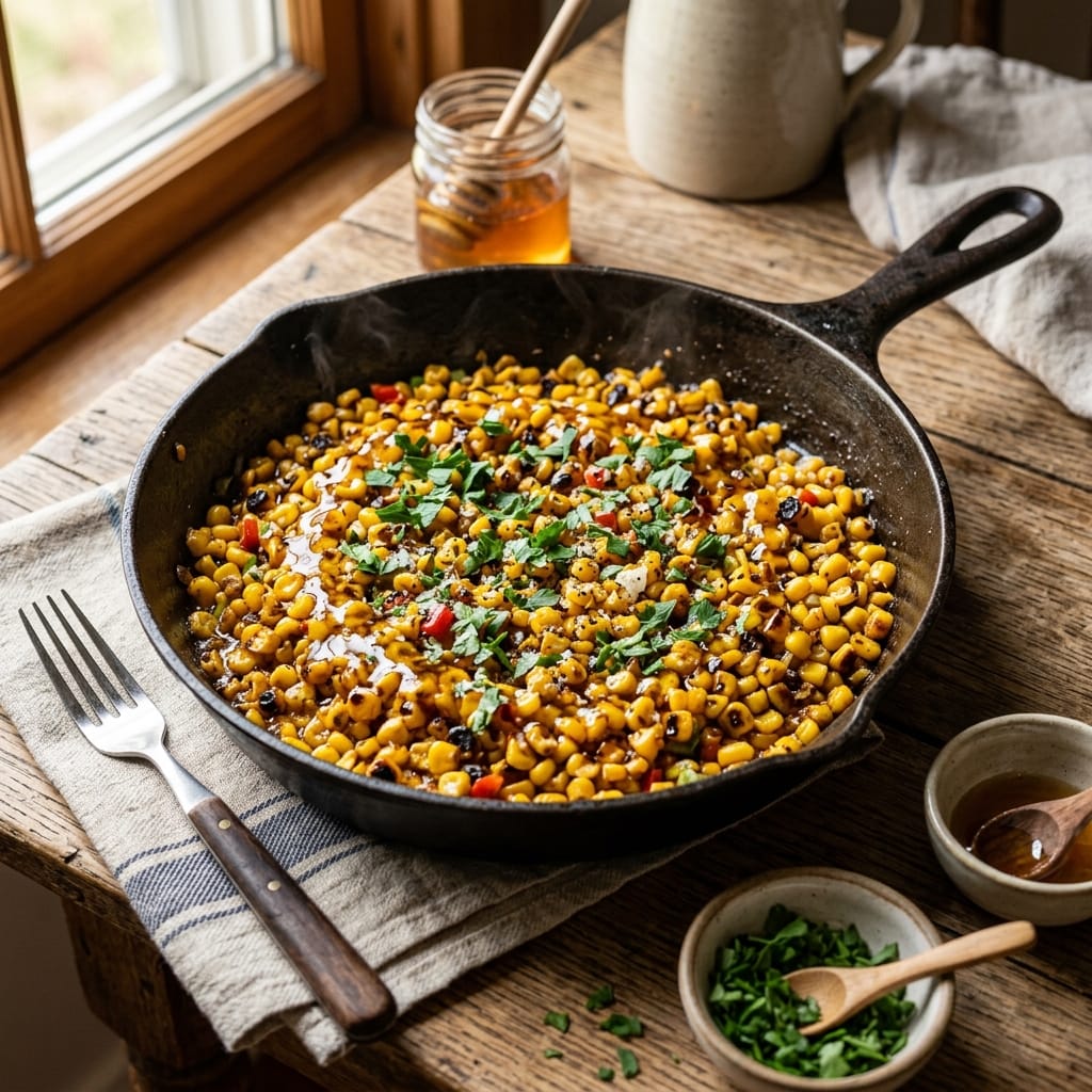 Honey Butter Skillet Corn