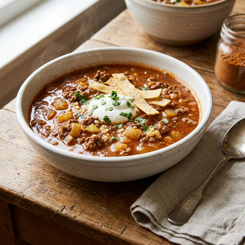 Slow Cooker Creamy Taco Soup