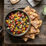 The Best Fruit Salsa with Cinnamon Sugar Tortilla Chips - 4 Sons 'R' Us