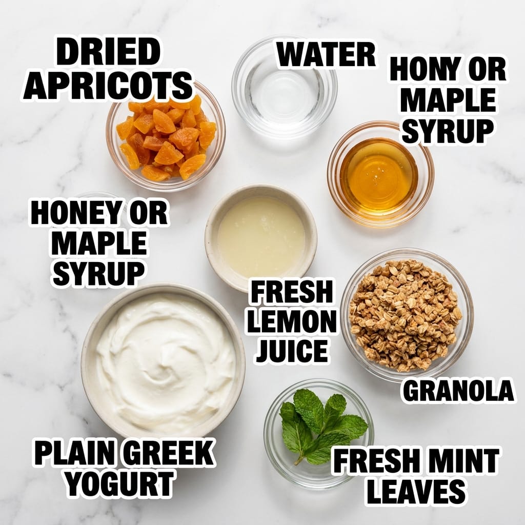 15-Minute Apricot Yogurt Parfaits