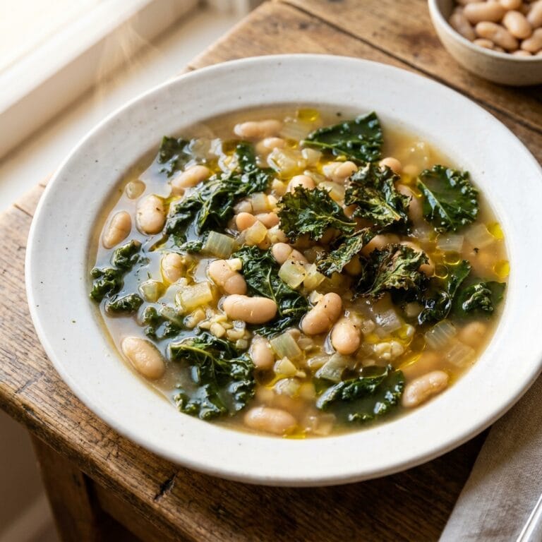 5-Ingredient White Bean and Kale Soup