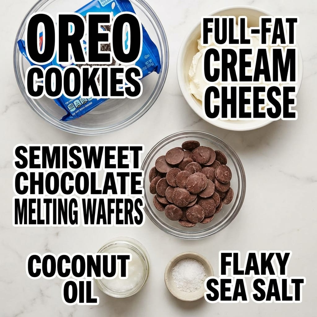 Quick No-Bake Oreo Truffle Bites